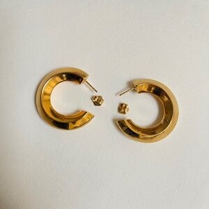 Monica Vinader Power Large Hoop Earrings
